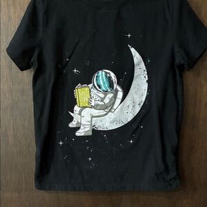 Cat & Jack Classic Black Tee XS